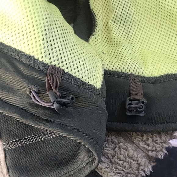 Columbia Sherpa Fleece Full Zip Stylish Green Jacket Women Small Hiking Camping - Picture 10 of 11